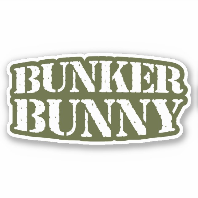 PEGATINA BUNKER BUNNY (Anverso)