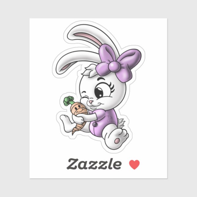 Pegatina Bunny (Hoja)