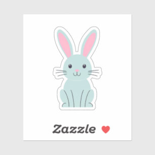 Pegatina Bunny azul