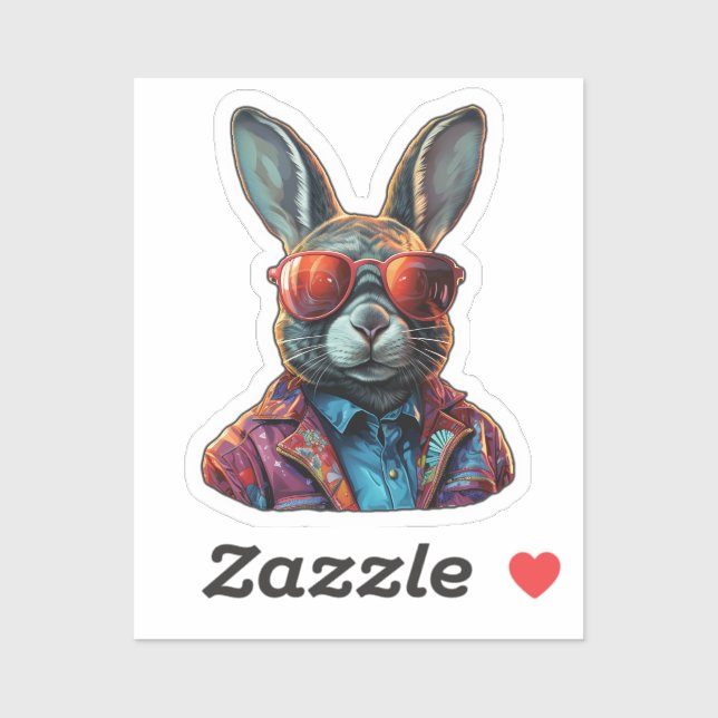 Pegatina BUNNY. #Part1 / Sticker #1 (Hoja)