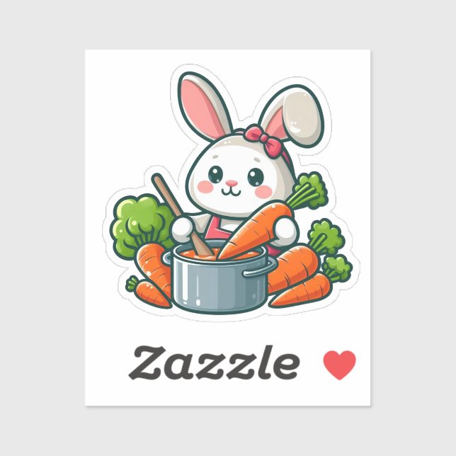 Pegatina BUNNY. #Part2 / Sticker (bunny is coocking) #11 (Hoja)