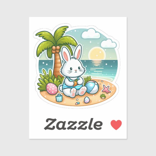 Pegatina BUNNY. #Part2 / Sticker (bunny island) #12 (Hoja)