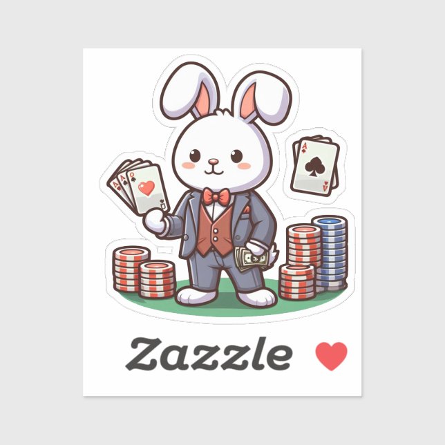 Pegatina BUNNY. #Part2 / Sticker (bunny slots) #14 (Hoja)