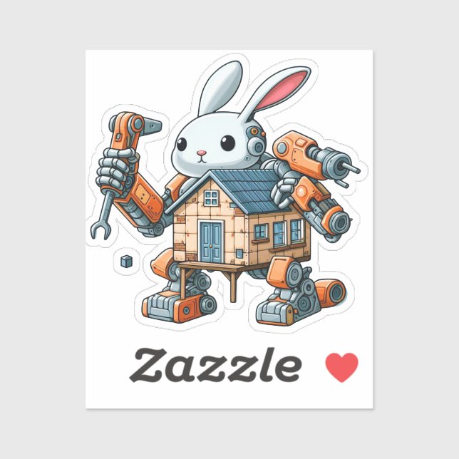 Pegatina BUNNY. #Part2 / Sticker (bunny sticker) #4 (Hoja)