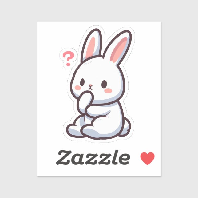 Pegatina BUNNY. #Part2 / Sticker (bunny sticker) #5 (Hoja)