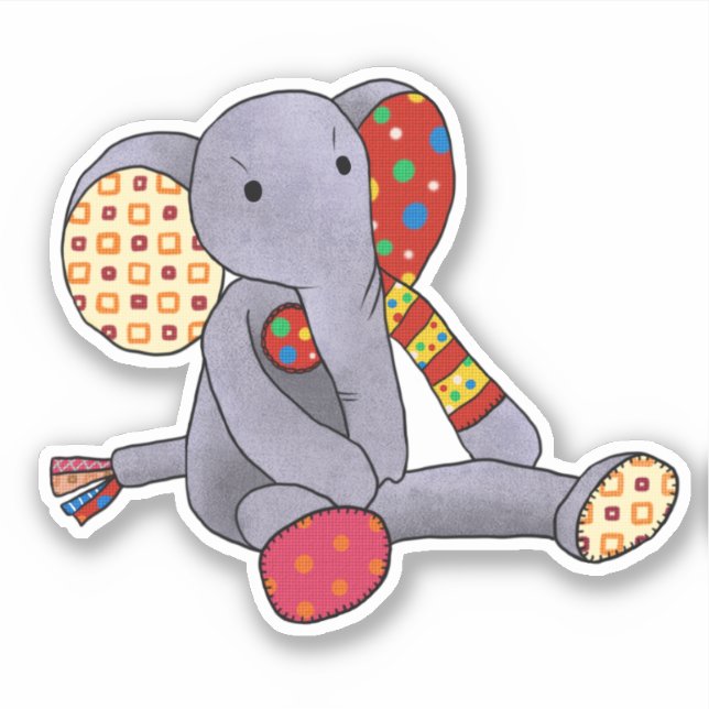 Pegatina Bunte Plüschtiere Aufkleber (Anverso)