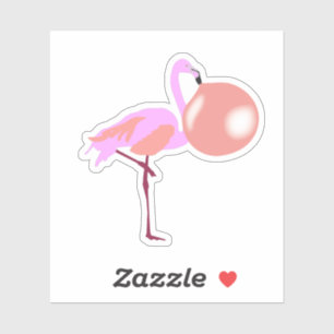 Pegatina Burbble Gum Flamingo