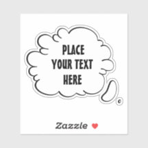 Burbuja de discurso de texto de personalizado