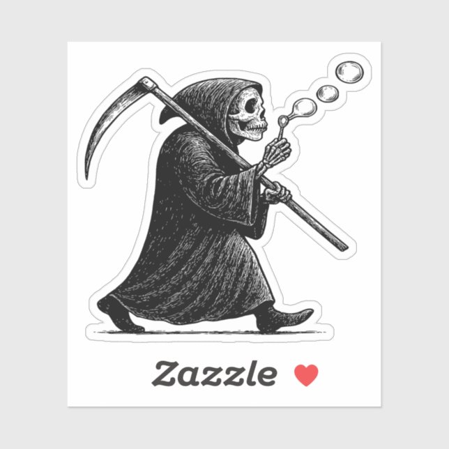 Pegatina Burbujas de paro de barro (Hoja)