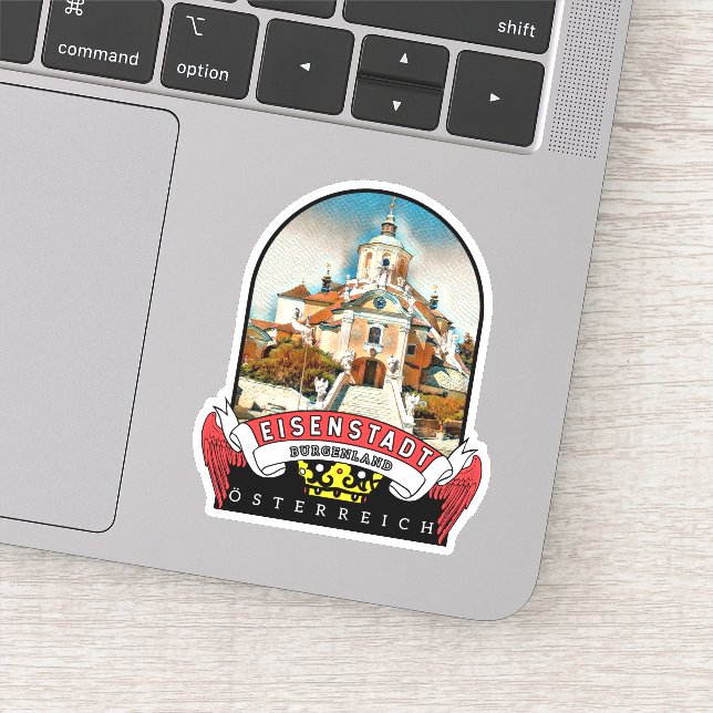 Pegatina Burgenland Eisenstadt Österreich Souvenir (Detalle)