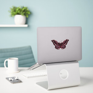 Pegatina Burgundy Gothic Moth