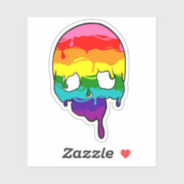 Pegatina Burla del orgullo arcoiris