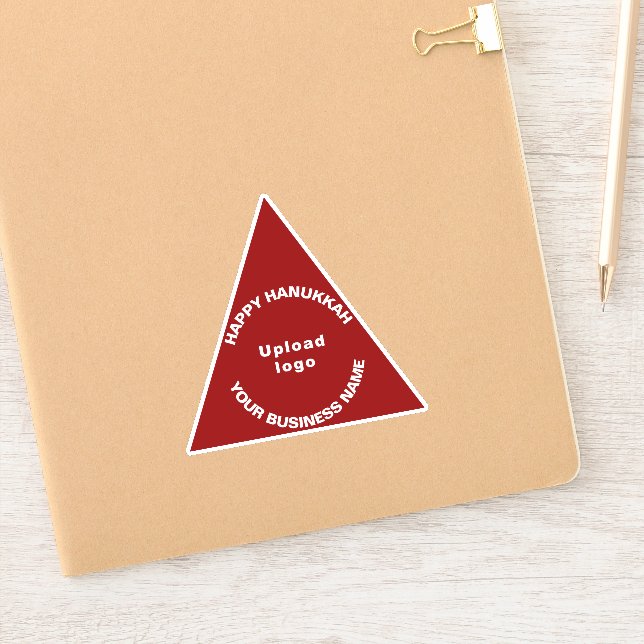 Pegatina Business Hanukkah Saludo en Red Triangle Vinyl (Cuaderno)