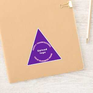 Pegatina Business Thankding Purple Triangle Vinyl