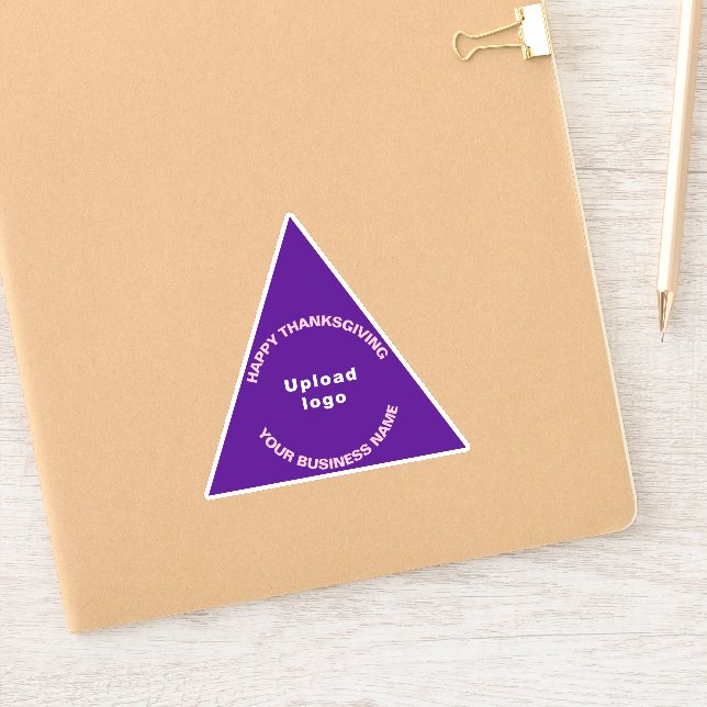 Pegatina Business Thankding Purple Triangle Vinyl (Cuaderno)