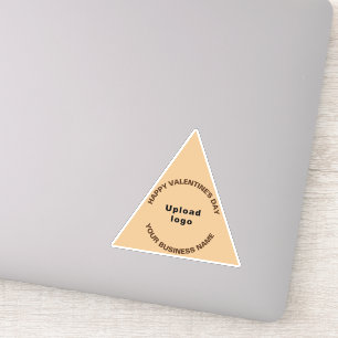 Pegatina Business Valentine Light Brown Triangle Vinyl