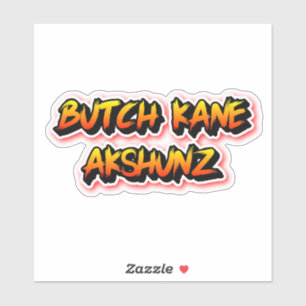 Pegatina Butch Kane Akshunz