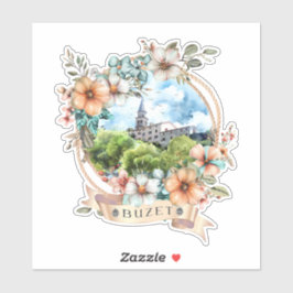 Pegatina Buzet Croacia