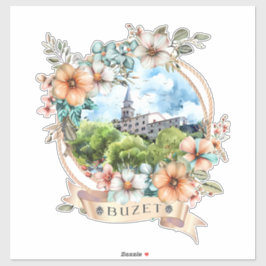 Pegatina Buzet Croatia