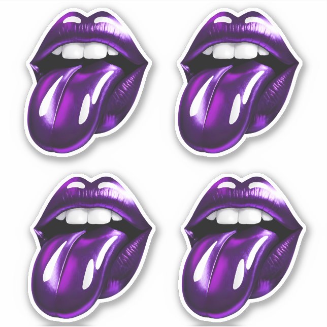 Pegatina Buzón morado