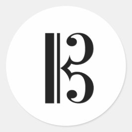Pegatina C-Clef