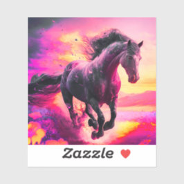 Pegatina Caballo Artsy