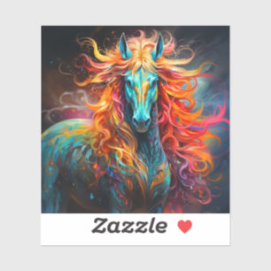 Pegatina Caballo Artsy