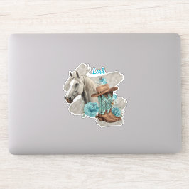 Pegatina Caballo Occidental 
