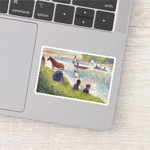 Pegatina Caballo y barcos de Jorte Seurat
