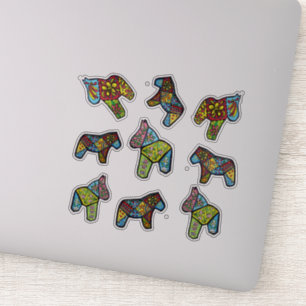 Pegatina Caballos de Dala