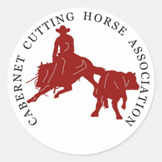 Pegatina Cabernet CHA Blanc Rond Bordeaux