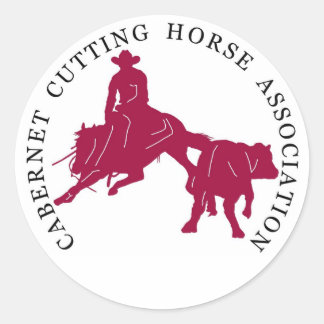 Pegatina Cabernet CHA Blanc Rond Rosa