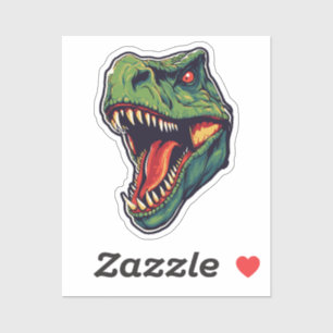 Pegatina Cabeza de dragón