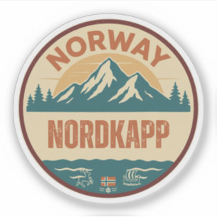 Pegatina Cabo Norte, Noruega Norway