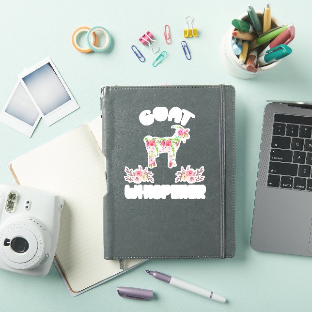 Pegatina Cabra Floral Cabra Whispert Bucks Experto Kid Capr (Funda para iPad)
