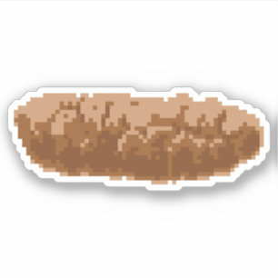 Pegatina Caca de píxeles de 8 bits