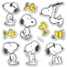 Pegatina Cacahuetes | Snoopy & Woodstock