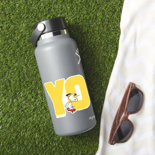 Pegatina Cacahuetes   Snoopy YO Skateboard