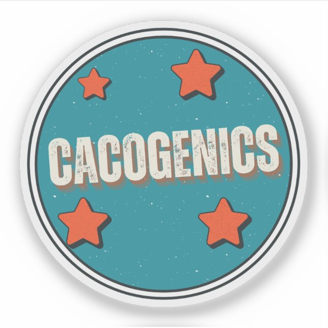 Pegatina Cacogénica (Anverso)
