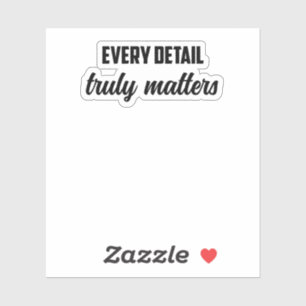 Pegatina Cada detalle realmente importa: Investigador foren