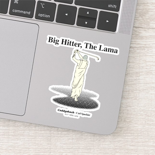 Pegatina Caddyshack | Big Hitter, El Lama (Detalle)