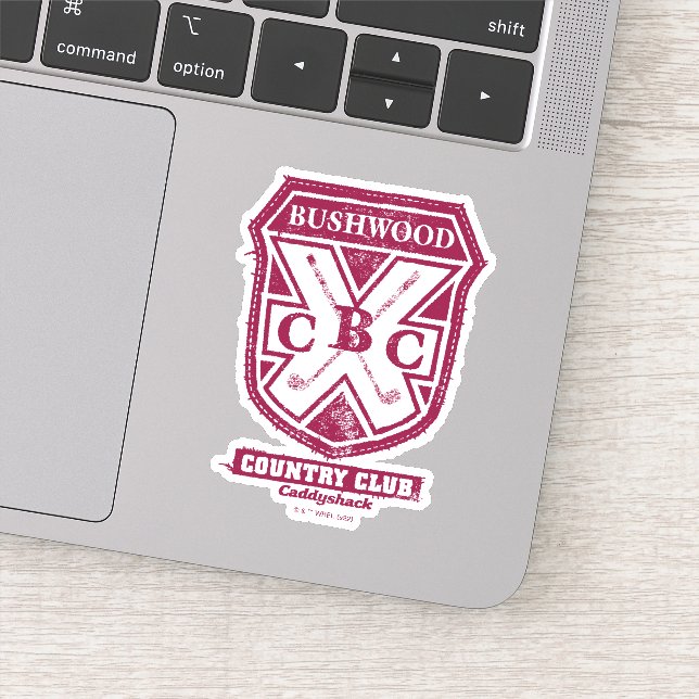 Pegatina Caddyshack | Escudo del club de campo Bushwood (Detalle)