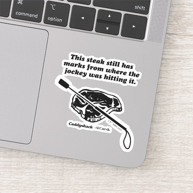Pegatina Caddyshack | Este Carne Todavía Tiene Marcas (Detalle)
