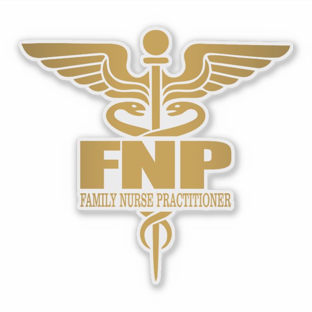 Pegatina Caduceo de oro (FNP) (Anverso)