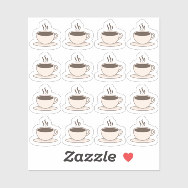 Pegatina Café Café Romper Bujo Decorativo Planner (Hoja)