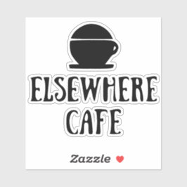 Pegatina Café Elsewhere V1 Modo Claro