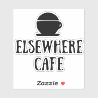 Pegatina Café Elsewhere V1 Modo Claro
