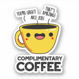 Pegatina Café Gratis Gratis