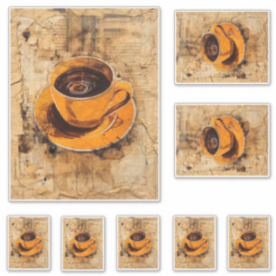 Pegatina Café Lovers taza