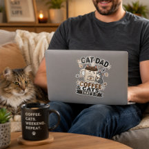 Café Papá Gato Y Gatos Eso Es Todo Divertido Papá